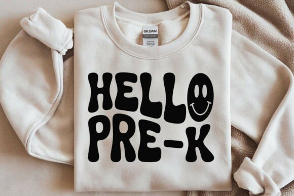 A Designer's Eye on the Hello Pre-K Retro Text Embroidery Design