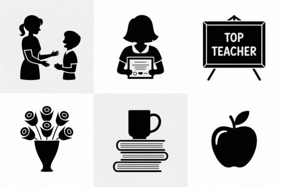 A Designer's Review: Teacher Appreciation Icons SVG