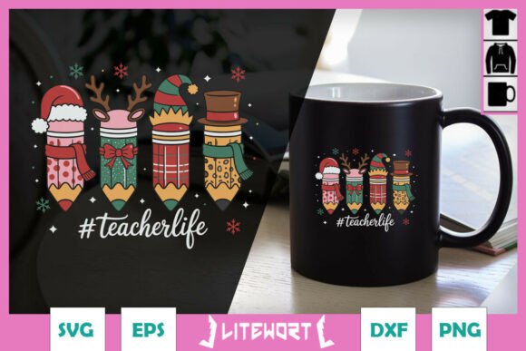 A Festive Pencil Embroidery Design for Real Projects