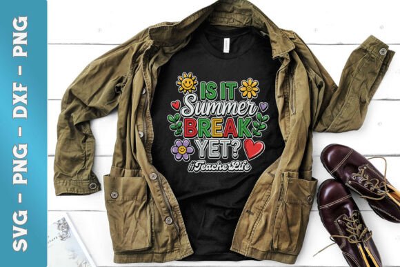 An Embroidery Designer's Take on Summer Break Teacher Life Hello SVG