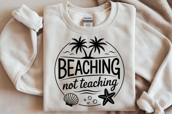 Beaching Not Teaching: A Summer Teacher Embroidery Design Review