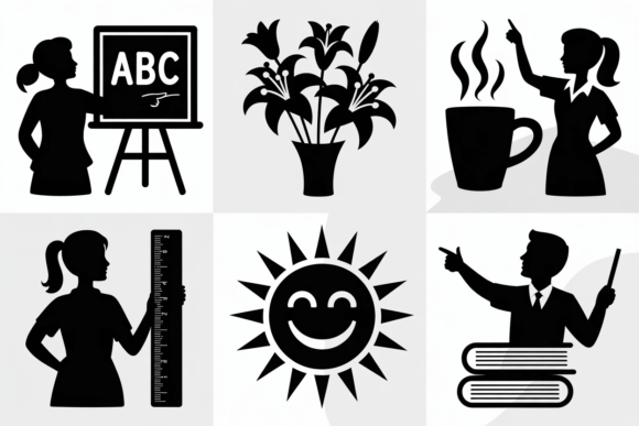 My Practical Designer Review of Teacher Icons Silhouette SVG