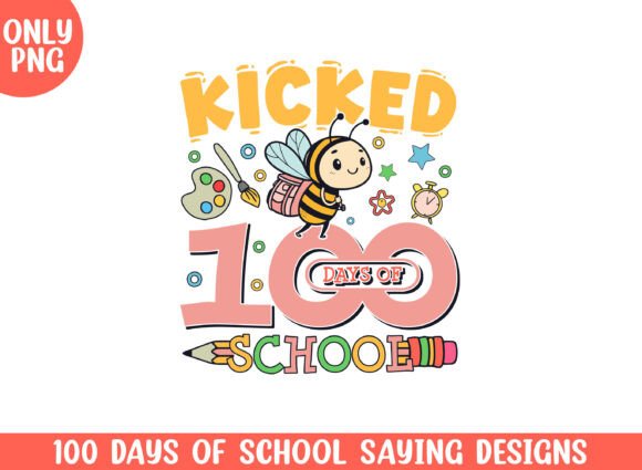 Putting Kicked 100 Days of School Cute Bees Svg to Practical Use
