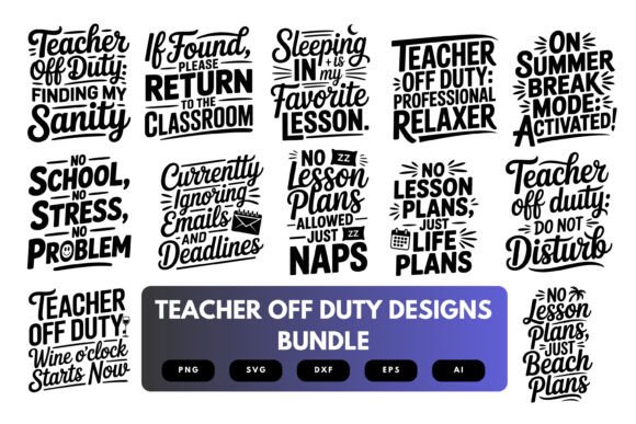 The Teacher Off Duty SVG Bundle: A Designer's Practical Review